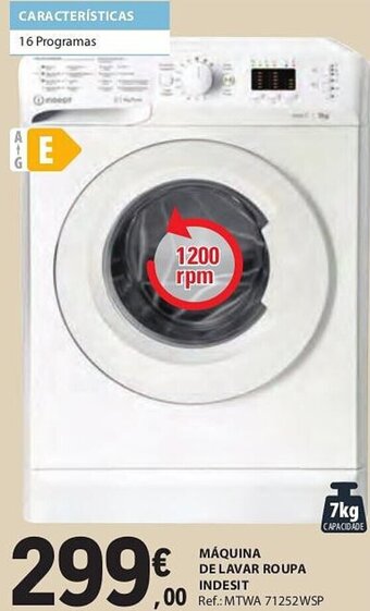 MÁQUINA DE LAVAR ROUPA INDESIT