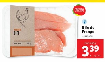 Lidl Bife de Frango promoção