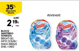 Continente Bom dia Bloco Sanitário Sonasol 1Unid promoção