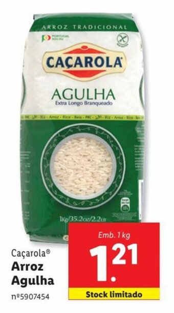 Lidl Caçarola Arroz Agulha Emb. 1 kg promoção
