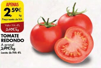 Pingo Doce TOMATE REDONDO A granel promoção