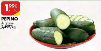 Pingo Doce PEPINO A granel promoção