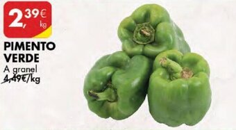 Pingo Doce PIMENTO VERDE A granel promoção