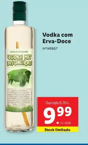 Lidl Vodka com Erva-Doce Garrafa 0,70 L promoção