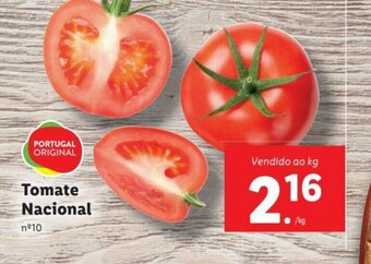 Lidl Tomate Nacional Vendido ao kg promoção