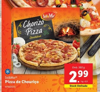 Sol&Mar® Pizza de Chouriço Emb. 360 g