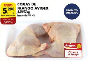 Pingo Doce COXAS DE FRANGO AVIGEX promoção