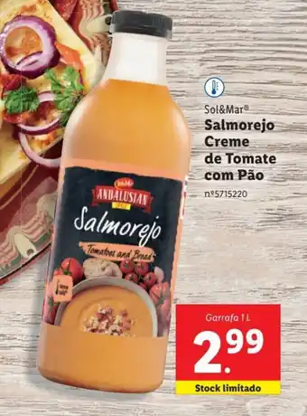 Lidl Sol&Mar Salmorejo Creme de Tomate com Pão promoção
