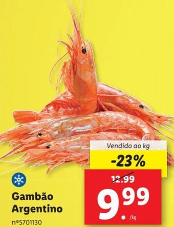 Lidl Gambão Argentino Vendido ao kg promoção