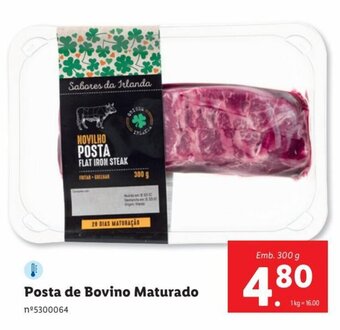 Lidl Posta de Bovino Maturado Emb. 300 g promoção