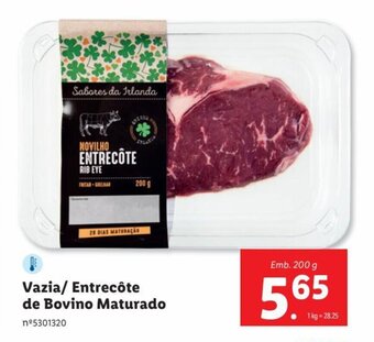Lidl Vazia/ Entrecôte de Bovino Maturado Emb. 200 g promoção