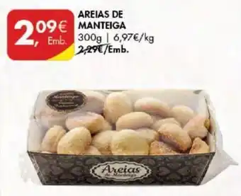 Pingo Doce AREIAS DE MANTEIGA 300G promoção