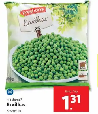 Lidl Freshona Ervilhas Emb. 1 kg promoção