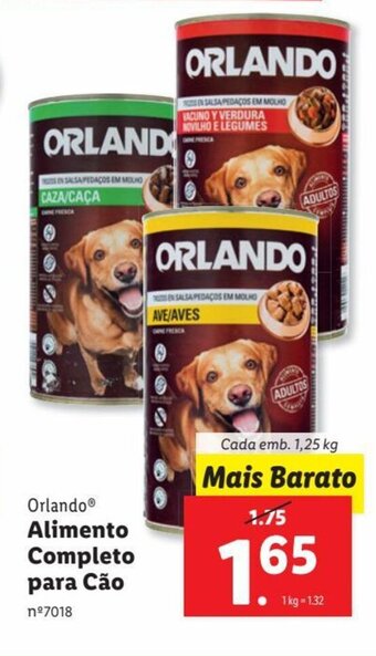 Lidl Orlando® Alimento Completo para Cão promoção