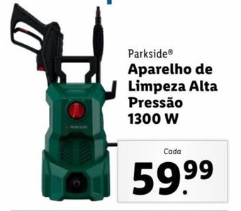 Lidl Parkside Aparelho de Limpeza Alta Pressão 1300 W promoção