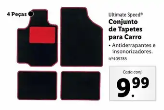 Lidl Ultimate SpeedⓇ Conjunto de Tapetes para Carro promoção