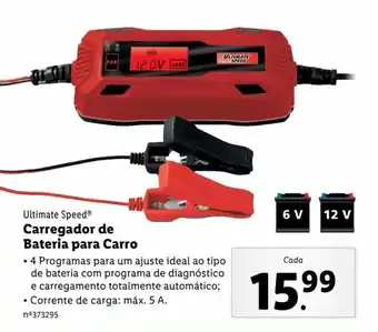 Lidl Ultimate SpeedⓇ Carregador de Bateria para Carro promoção