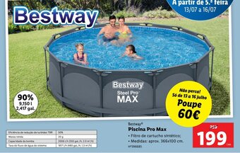 Lidl Bestway Piscina Pro Max promoção