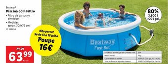 Bestway® Piscina com Filtro
