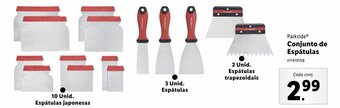 Lidl Parkside Conjunto de Espátulas promoção