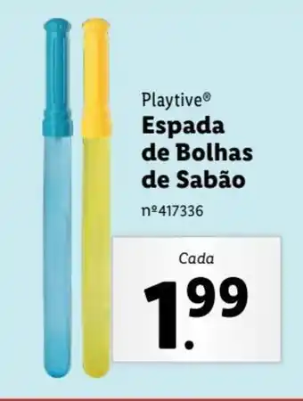 Playtive® Espada de Bolhas de Sabão