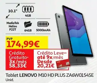 Tablet LENOVO M10 HD PLUS ZA6W0154SE
