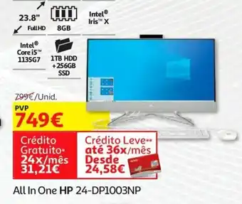 Auchan All In One HP 24-DP1003NP promoção