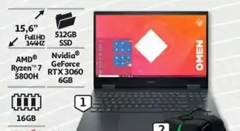 Auchan PC Portátil Gaming HP 15-EN1000NP promoção