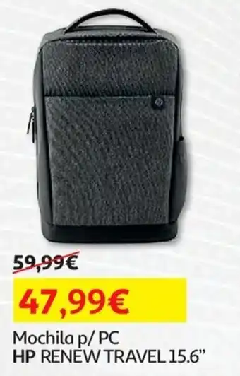 Auchan Mochila p/PC HP Renew Travel 15.6" promoção