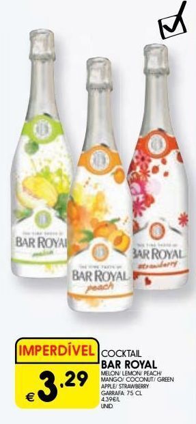 Meu Super Coquetel bar royal promoção