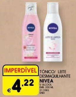 Meu Super Tónico corporal nivea promoção