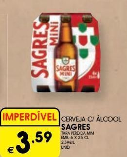 Meu Super Cerveja sagres mini promoção