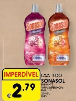 Meu Super Detergente líquido sonasol promoção