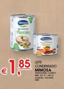 Meu Super Leite condensado mimosa promoção