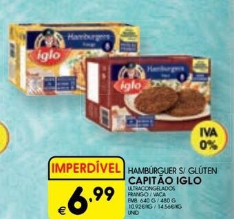 Meu Super Hambúrguer iglo promoção