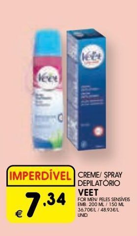 Meu Super Creme de depilação veet promoção