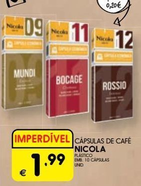 Meu Super Cápsulas de café nicola promoção