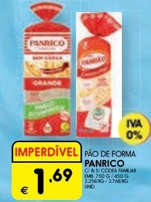 Meu Super Pão de forma panrico promoção