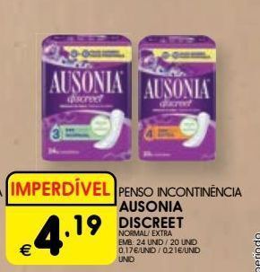 Meu Super Incontinência ausonia promoção