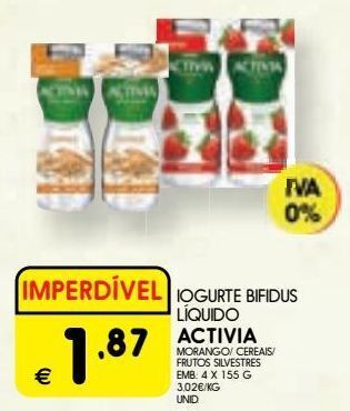 Meu Super Iogurte activia promoção