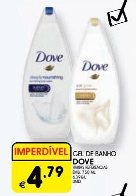 Meu Super Gel de banho dove promoção