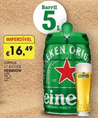 Meu Super Cerveja barril 5 litros heineken promoção