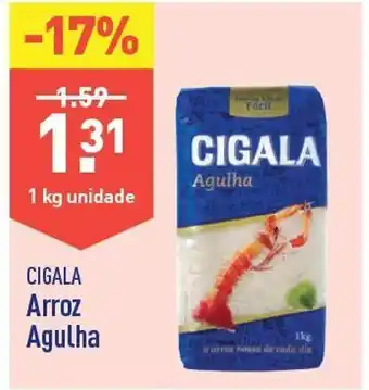 ALDI Arroz agulha cigala promoção