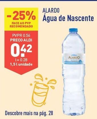 ALDI Água promoção