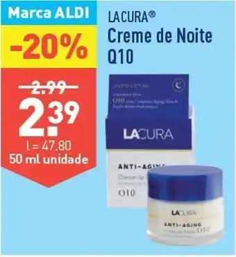 ALDI Creme noite promoção