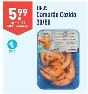 ALDI Camarão cozido promoção