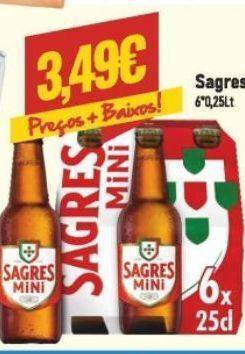 Belita Cerveja sagres mini promoção