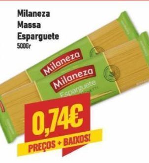 Belita Esparguete milaneza promoção