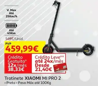Auchan Trotinete XIAOMI MI PRO 2 promoção