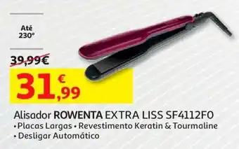 Auchan Alisador Rowenta Extra Liss SF4112F0 promoção